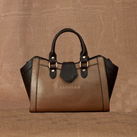 Handcrafted Cork Ganache Handbag Leather Artistic Unique